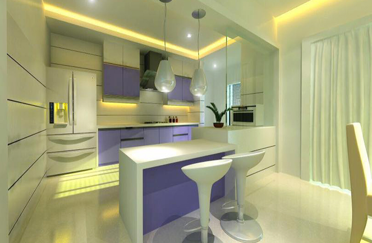 Modular kitchen Bangalore,Acrylic kitchen shutters in bangalore,Complete interior solutions in bangalore