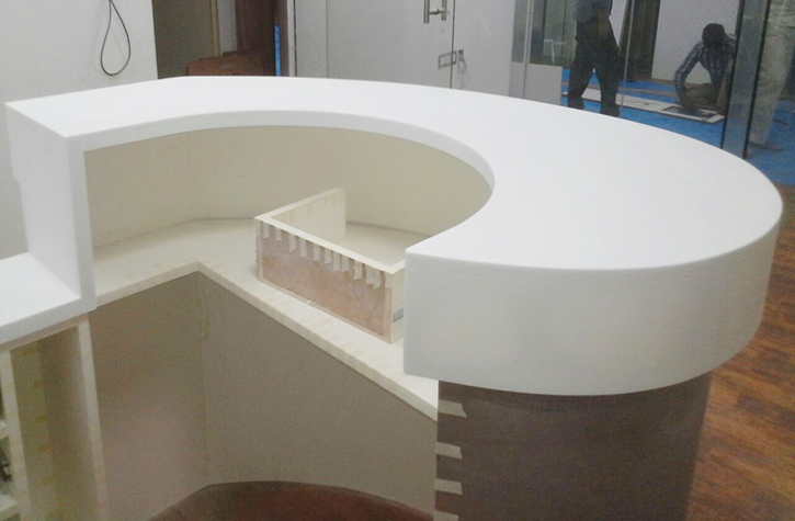 Acrylic solid surface in Bangalore,Corian top in Bangalore,Complete interior solutions in bangalore,interior works in bangalore